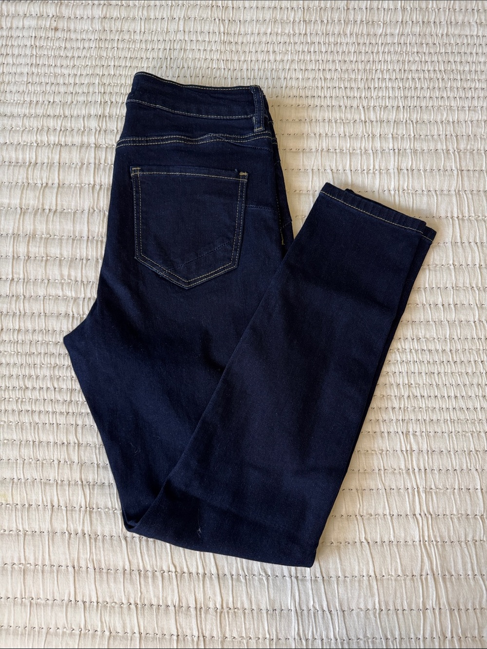 Fashion Nova Womens Skinny Jeans in Dark Navy